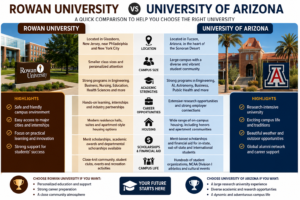 How to Choose Between Rowan University and the University of Arizona